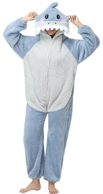 Imagen del producto de Elzusha - Pijama enterizo uni para adultos, con diseño de animales