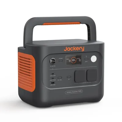 Produktbild von Jackery Explorer 1000 v2 Tragbare Powerstation,1070Wh LiFePO4 Solargenerator,1500W AC/100W USB-C Ausgang, 1 Std. Schnellladung für Camping, Notfall