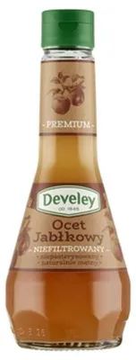 Obrázek produktu pro Jablečný ocet Premium nefiltrovaný Develey 250 ml