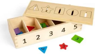 Obrázek produktu pro Bigjigs Toys Třídění barev, tvarů a čísel