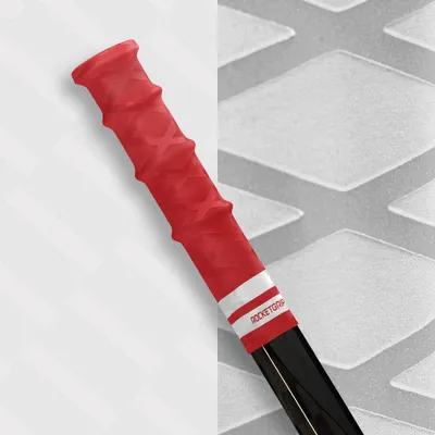 Produktbild von ROCKETGRIP Hockey Grip - Color rot/weiss JR/YTH