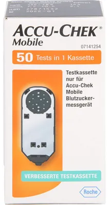 Immagine prodotto di ACCU-CHEK Cassetta per test e test mobili, 50 strisce reattive