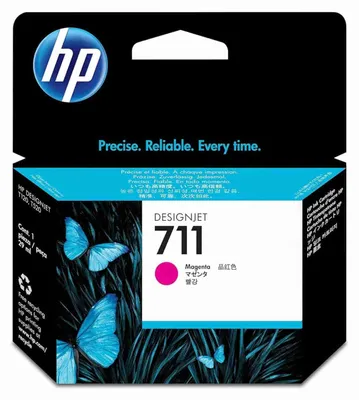 Obrázok produktu pre HP 711, originálna fialová kazeta do tlačiarne