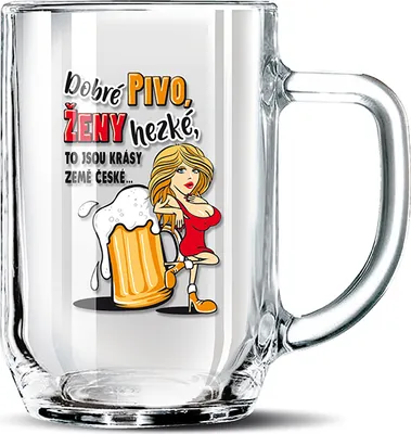 Produktbild von Nekupto Dárkový půllitr Dobré pivo, ženy hezké RDH