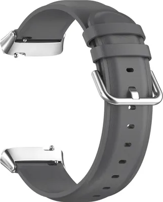 Produktbild von BStrap Leather Armband für Xiaomi Redmi Watch 3 Active / Lite, gray