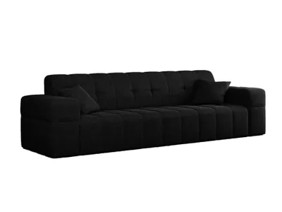 Produktbild von Kaiser Möbel Sofa 3 sitzer Couch NIMES stilvol Stoff VERITA Schwarz
