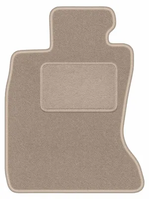 Image de Tapis conducteur en moquette pour BMW Série 7 F02 2008-2015 (xDrive) – 1 pièce, beige, sur mesure – Wielganizator LUX