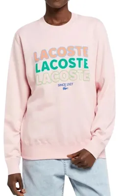 Produktbild von Lacoste Damen Sweatshirt SF1267 Baumwolle Rosa XS