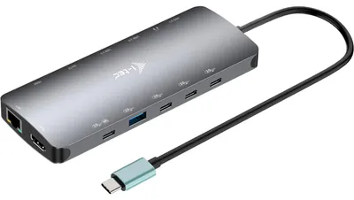Produktbild von i-tec Metal USB-C Nano 3x Display Dock, 2x HDMI 1x USB-C video + Power Delivery 140W