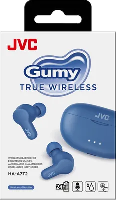 Produktbild von JVC HA-A7T2, True Wireless Stereo (TWS), 20 - 20000 Hz, Anrufe/Musik, 8,4 g, Kopfhörer, Blau