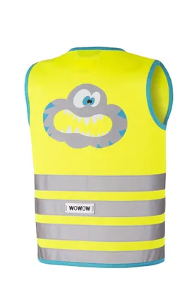 Image de Gilet de sécurité Wowow Crazy Monster Jacket pour enfants, taille M, jaune