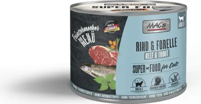 Produktbild von MAC's CAT - Feinschmecker Dose 6x200g  |  Rind & Forelle