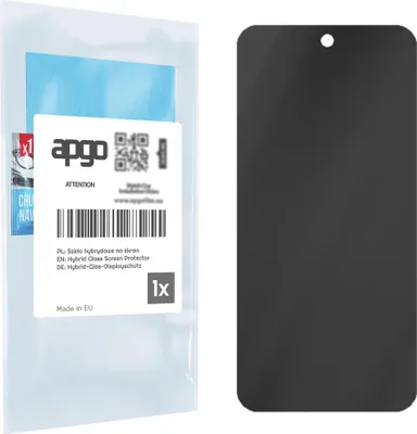 Produktbild von apgo Displayschutzglas Anti-Spähen Schutzglas für Nokia XR20 - Blickschutzglas Bildschirmschutz, 7H Hybrid Schutzglas mit Keramikbeschichtung [Matt, Full Glue, Anti-Spy]