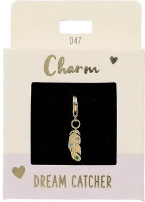 Produktbild von DEPESCHE Charm Express yourself Feder gold