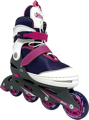 Produktbild von Best Sporting Inliner für Kinder 5-fach größenverstellbar in lila/pink I Inline Skates Kinder I robuste und hochwertige Kinder Inliner mit Bremse I Inliner Kinder mit 4 Rollen I Inliner Mädchen