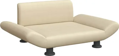 Obrázek produktu pro vidaXL Pelíšek pro psy Cream 70x45x28 cm Látka