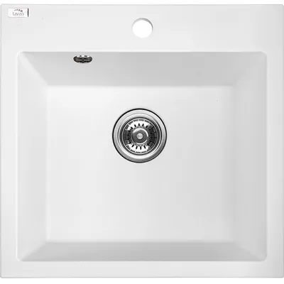 Produktbild von Design Granitspüle 1 Becken Weiß