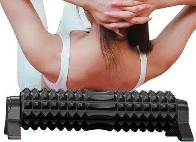 Produktbild von Famanu Schaumroller Massage Roller - Effektive Muskelregeneration - 53 cm - Schwarz