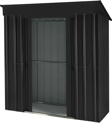 Produktbild von Globel Gerätehaus "Pultdach Skillion" 64, anthrazit