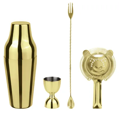 Immagine prodotto di Set da cocktail Paderno Pariser Gold, 4 pezzi
