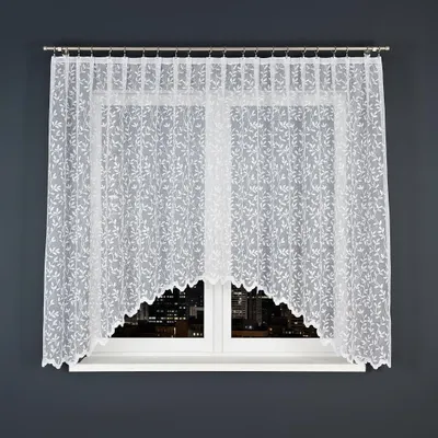 Immagine prodotto di Tenda decorativa ad arco corta ZUZANNA 160 bianca 300x160 cm MyBestHome