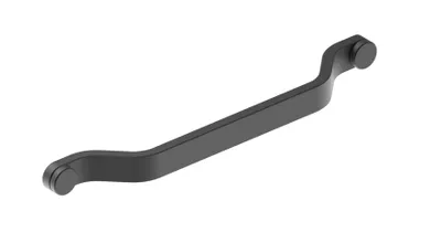 Obrázek produktu pro Rujzdesign nábytková úchytka 716.15 B DOT - povrch: velvet černá, rozteč: 448 mm