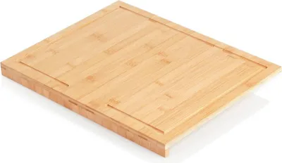 Produktbild von Vilde | Schneidebretter - Servierbrett - 45x35 cm - Küchenbrett aus Bambus - Feuchtigkeitsbeständig - mit Rand - für Küchen