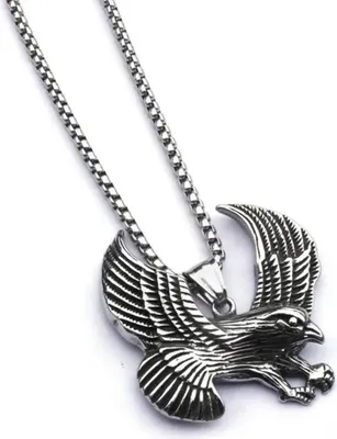 Produktbild von Eagle Halskette aus Silber – Eleganter Adler-Anhänger für jeden Anlass KP33484
