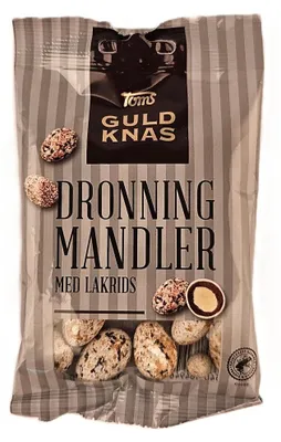 Produktbild von Toms Guld Knas Droning Mandler mit Lakritz 75g