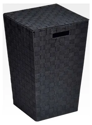 Produktbild von Polyester-Wäschekorb - schwarz