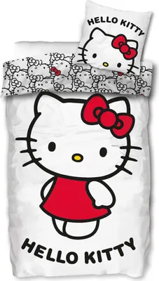 Produktbild von Hello Kitty - Wende-Bettwäsche-Set, 135x200 & 80x80