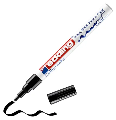 Produktbild von edding 753 Glanzlackmarker Kalligrafie schwarz