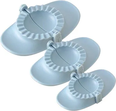 Produktbild von Famanu Set von 3 Kunststoff-Dumplingformen für Ravioli, Potstickers und Teig