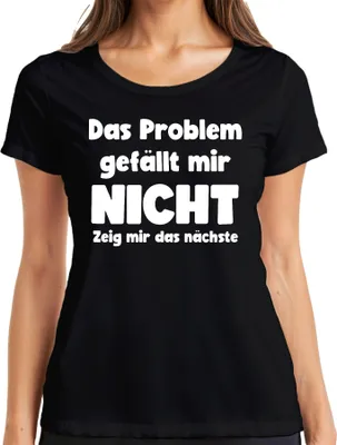 Obrázek produktu pro Neukazujte mi další sarkastické humorné dámské tričko, černé, L