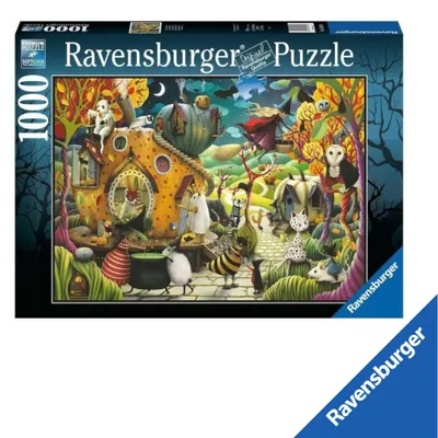 Produktbild von RAVENSBURGER HALLOWEEN Puzzle 1000 Teile Lernspielzeug