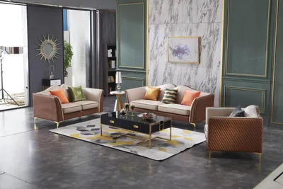 Produktbild von Sofagarnitur 3+1 Sitzer Klassischer Wohnlandschaft Sofas Couchen Polster Möbel