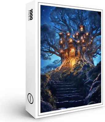 Image de puzzle premium raxxa "Les marches scintillent comme de la poussière d'étoile", 1000 pièces