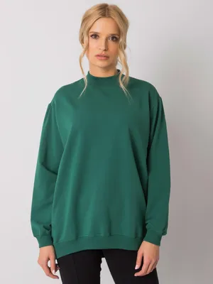 Produktbild von Basic Feel Good Langes Sweatshirt für Damen Ganienor dunkelgrün L/XL