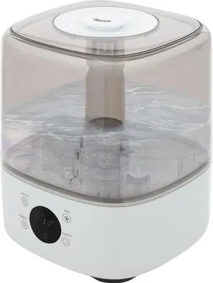 Zdjęcie produktu dla Nawilżacz - Ultradźwiękowy - 5 L zbiornik na wodę - 300 ml/h - Cichy <36 dB - Zdalne sterowanie i timer - 25 W - 11-20 m² - Biały