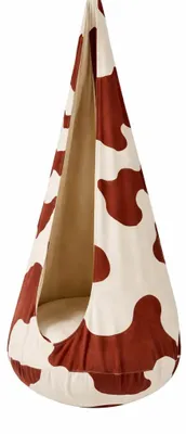 Produktbild von Moderne Beige Kokonschaukel für Kinder mit weichem Sitzkissen und stabilem Befestigungshaken