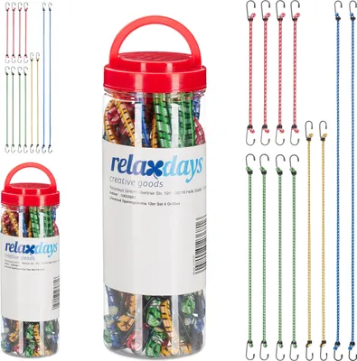 Obrázok produktu pre sada 24 gumičiek relaxdays 4 veľkosti