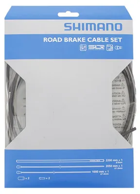 Productafbeelding van Shimano Race remkabelset - RVS - Zwart