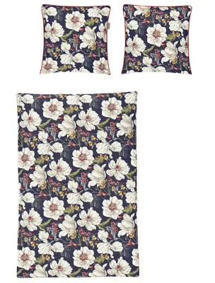 Produktbild von Irisette Satin Bettwäsche-Garnitur Amanda 8472 Farbe grau-11 Größe 135x200+80x80 cm
