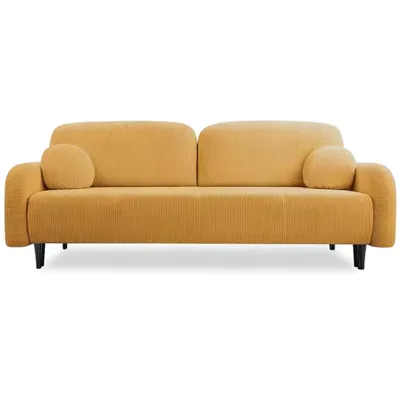 Produktbild von Sofa Beige, Blau mit Schlaffunktion - Modernes Wohnzimmer 2-Sitzer