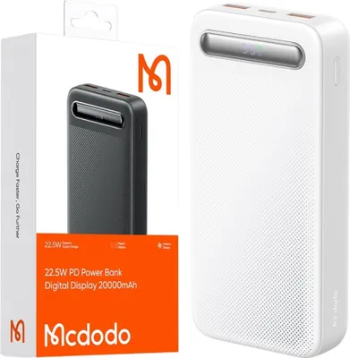 Produktbild von Mcdodo Powerbank 20000Mah 3X Usb Usb-C 22.5W + Usb-C Kabel