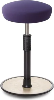 Produktbild von Sitz- Stehhocker Free Tall Hutsitz Gestrick Lila schwarz /cremeweiß.