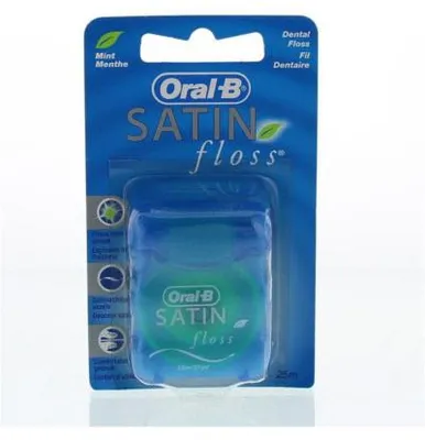 Productafbeelding van Oral-B Satin floss mint 25 meter (1 stuk)