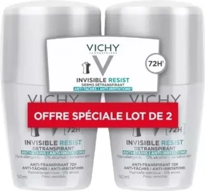 Immagine prodotto di (FR) Vichy Trattamento Intensivo 72h Anti-Traspirante, 2x50 ml (3337875895620)