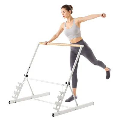 Produktbild von VEVOR Ballettstange Tanzstange, höhenverstellbare (4-stufig / 812,8-965,2 mm) Stretchstange aus Holz für Ballettübung, Gleichgewichtstraining, Entspannungsübungen, YogaübungVEVOR Ballettstange Tanzstange, höhenverstellbare (4-stufig / 812,8-965,2 mm) Stretchstange aus Holz für Ballettübung, Gleichgewichtstraining, Entspannungsübungen, YogaübungVEVOR Ballettstange Tanzstange, höhenverstellbare (4-stufig / 812,8-965,2 mm) Stretchstange aus Holz für Ballettübung, Gleichgewichtstraining, Entspannungsübungen, Yo