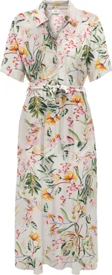 Produktbild von JDY Legeres Hemd Blusenkleid mit Gürtel und Knopfleiste Größe: S